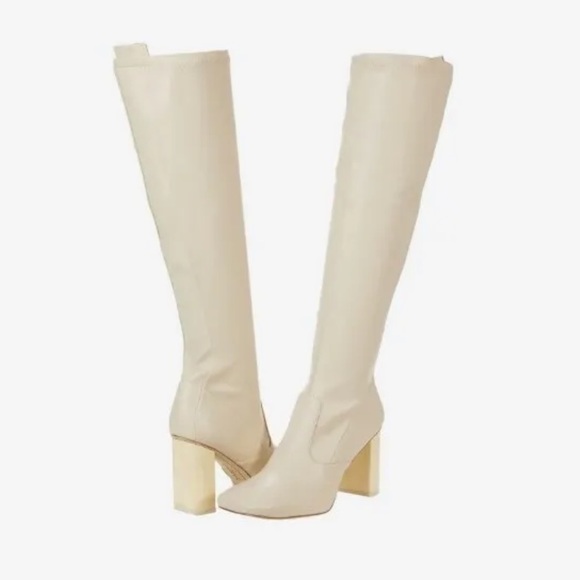 Franco Sarto A-Borne Women's Boots Chiffon Sy Size Wide-Calf$180